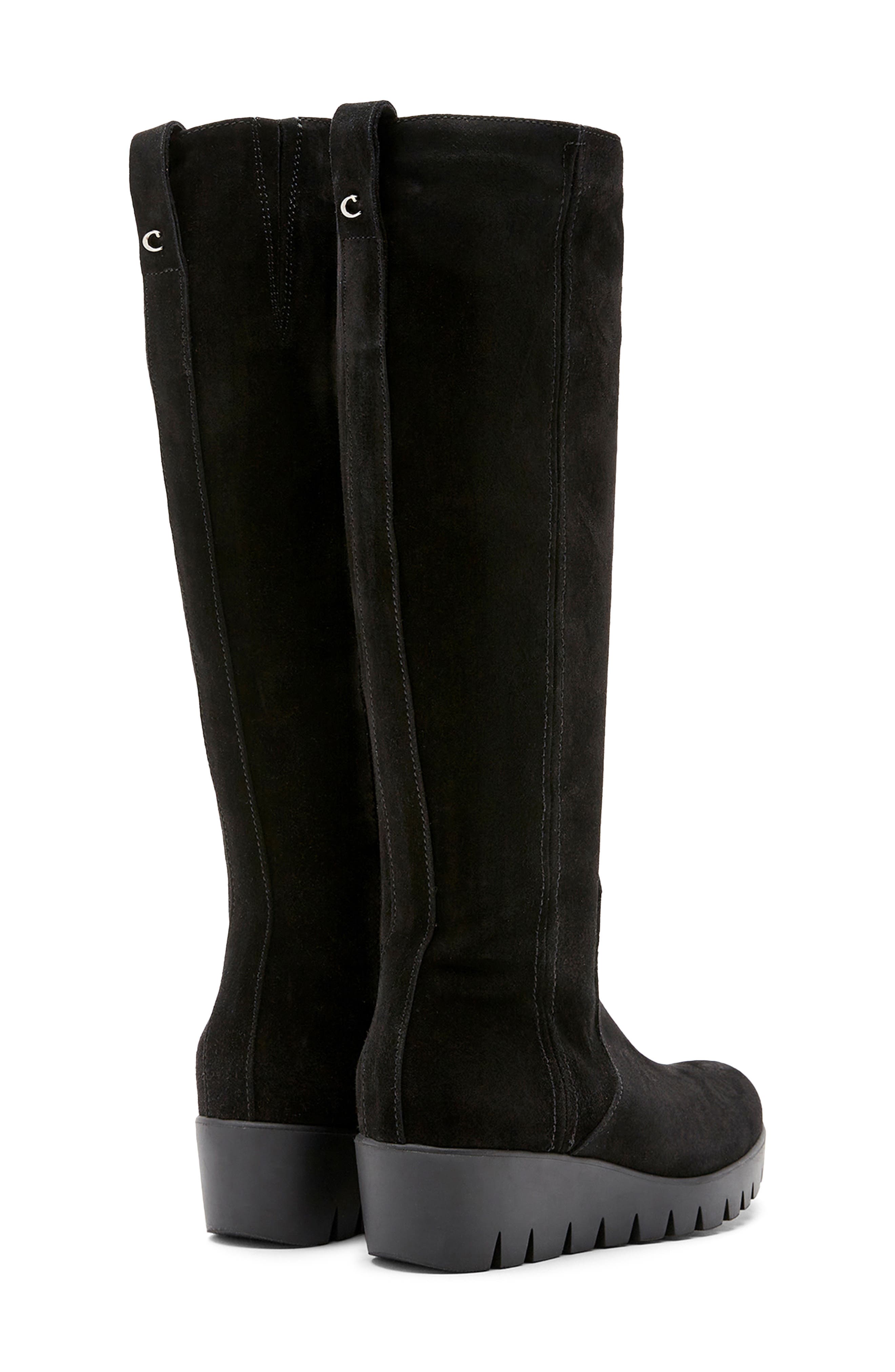 La Canadienne Ty City Dry<sup>™</sup> Waterproof Knee High Boot, Alternate, color, Black Suede