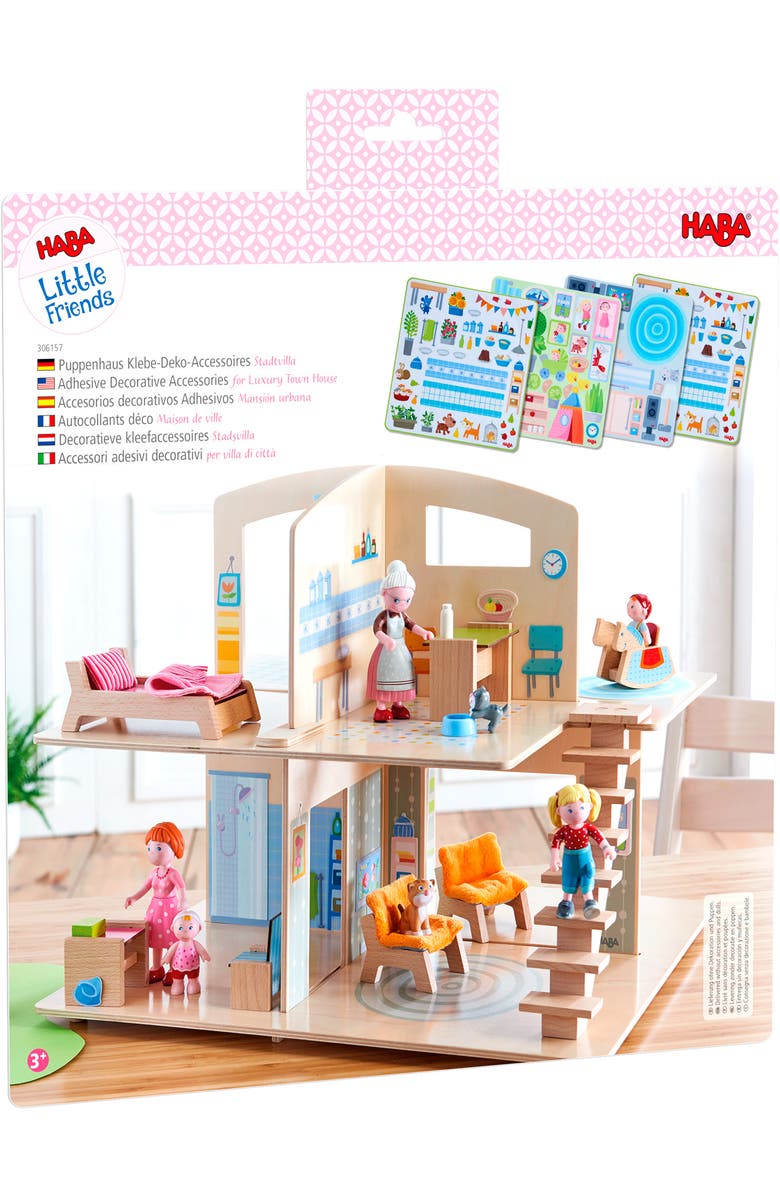 HABA Little Friends Town Villa Removal Decals, Alternate, color, Multi