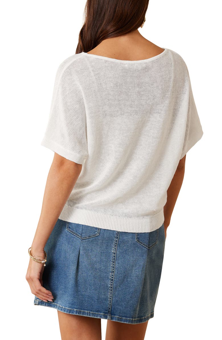 Tommy Bahama Cedar Linen Sweater, Alternate, color, 