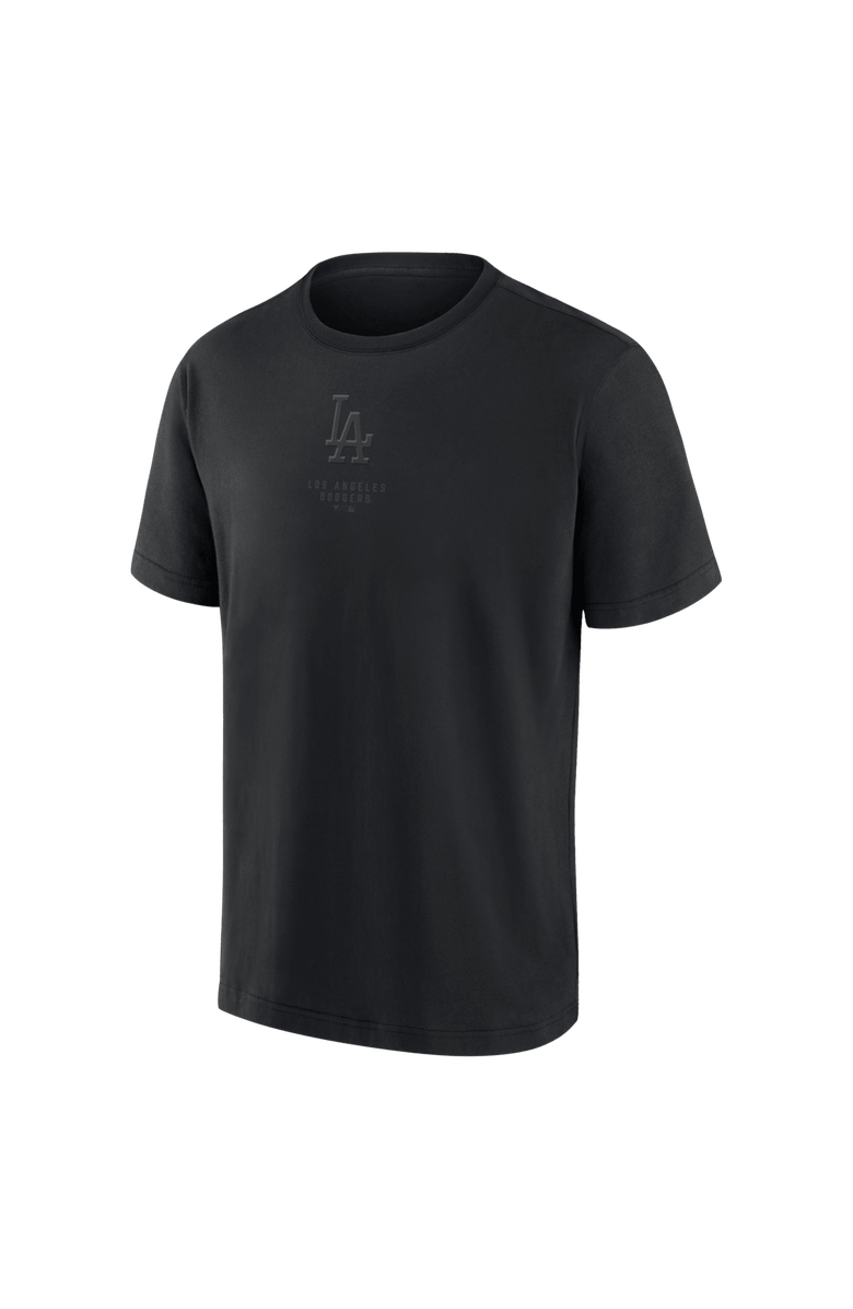 FANATICS Men's Fanatics Los Angeles Dodgers Black Out Heavyweight T-Shirt, Alternate, color, Black