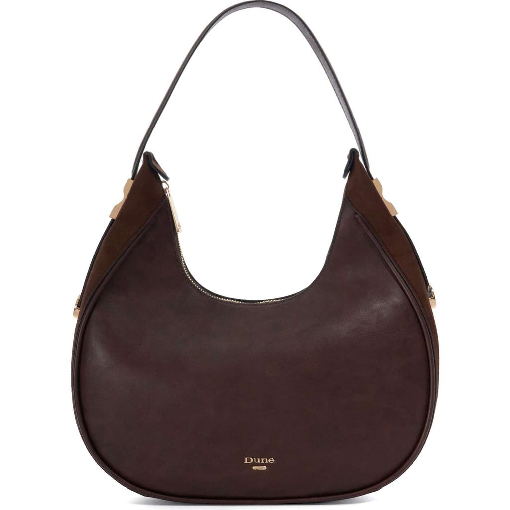 Dune London Dedicated Faux Leather Shoulder Bag In Brown