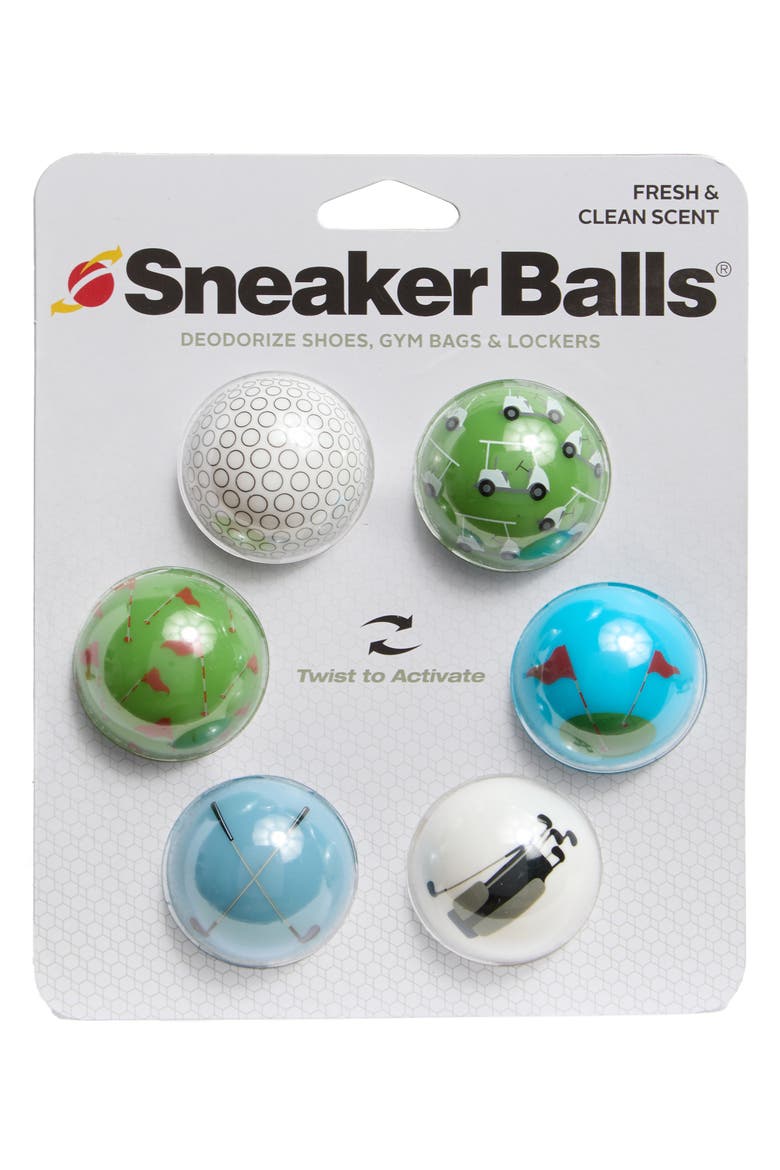 Golf 6-Pack Sneaker Ball Set, Main, color, MULTI