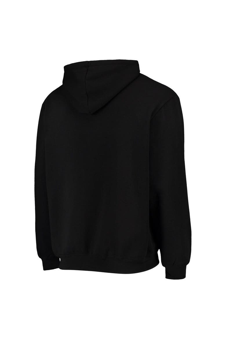 Men's Colosseum Black Arkansas Razorbacks Arch & Logo 3.0 Full-Zip Hoodie, Alternate, color, Black