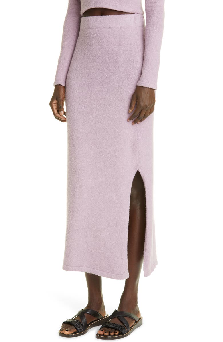 Altuzarra Malia Cotton Blend Midi Skirt, Alternate, color, 