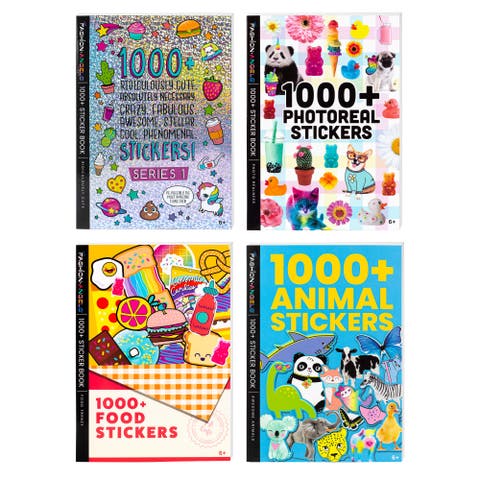 Sticker Book Bundle 4 Pack, 4000+ Stickers