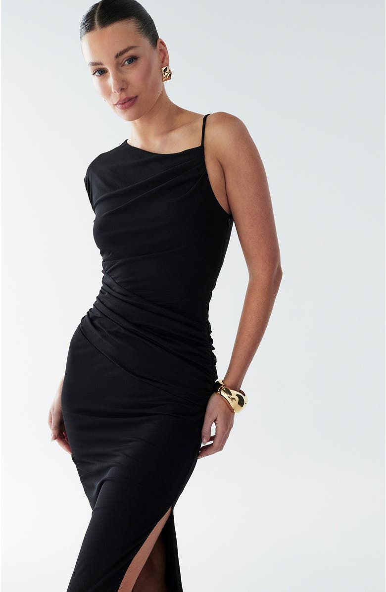 BWLDR Chelsea Maxi Dress, Alternate, color, Black