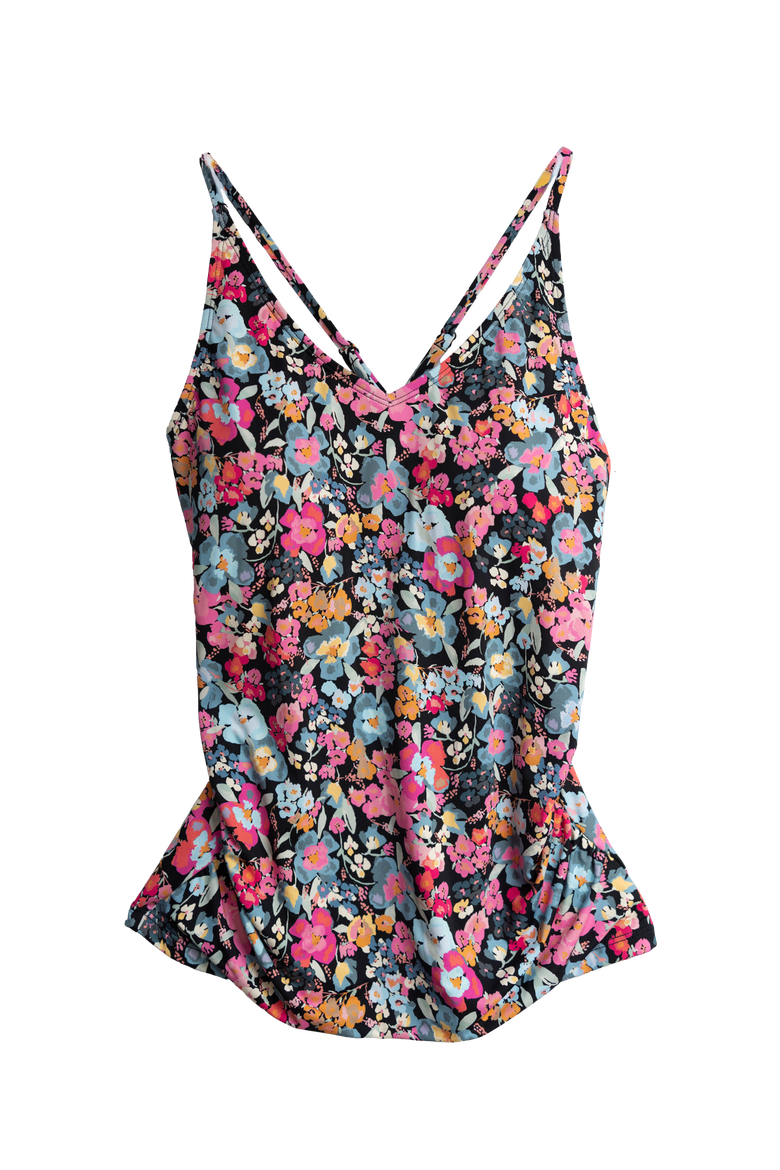 V-Neck Tankini, Alternate, color, Odyssey