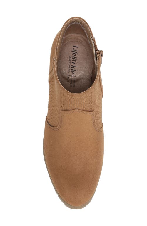 Lifestride Matilda Lug Sole Bootie In Brown