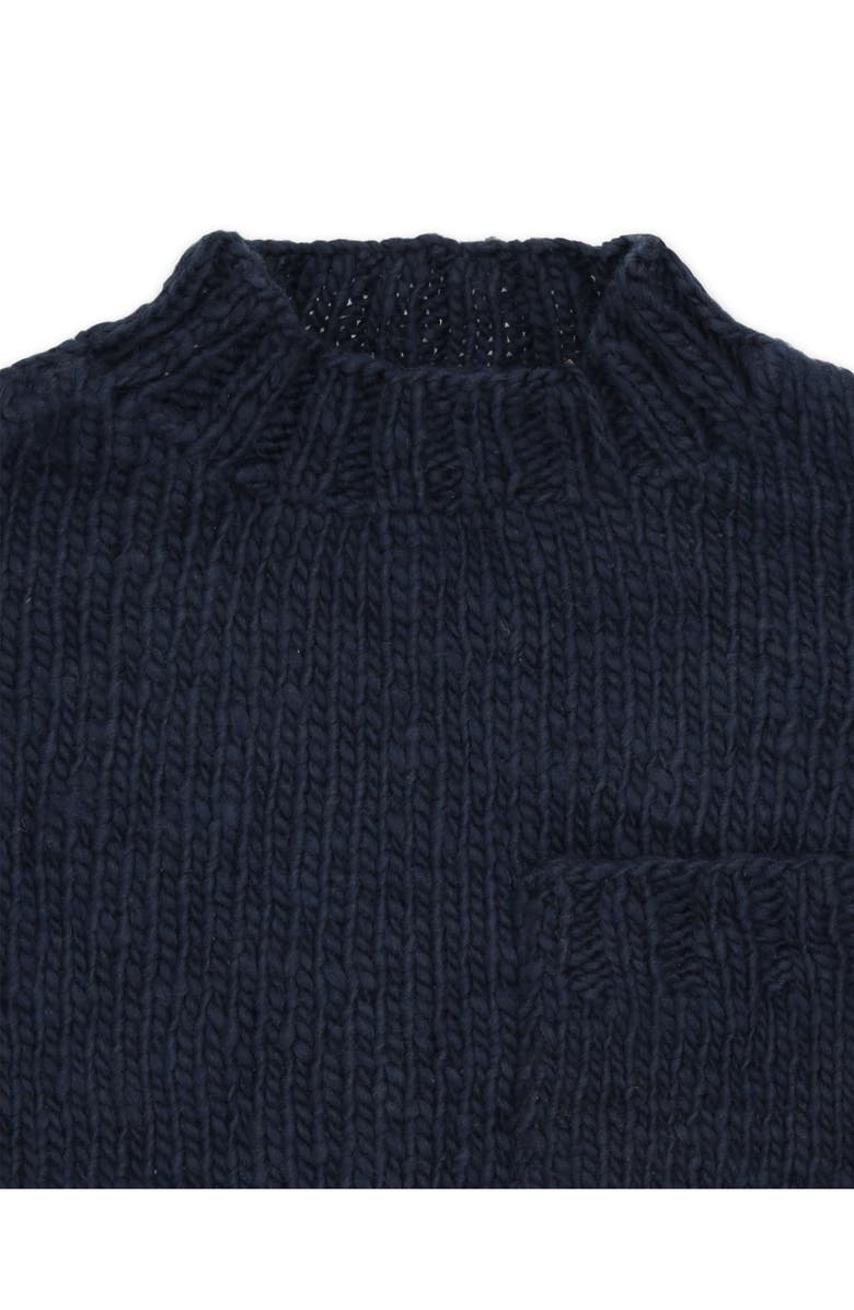 Fortela Chamula Merino Wool Pullover, Alternate, color, Navy Blue