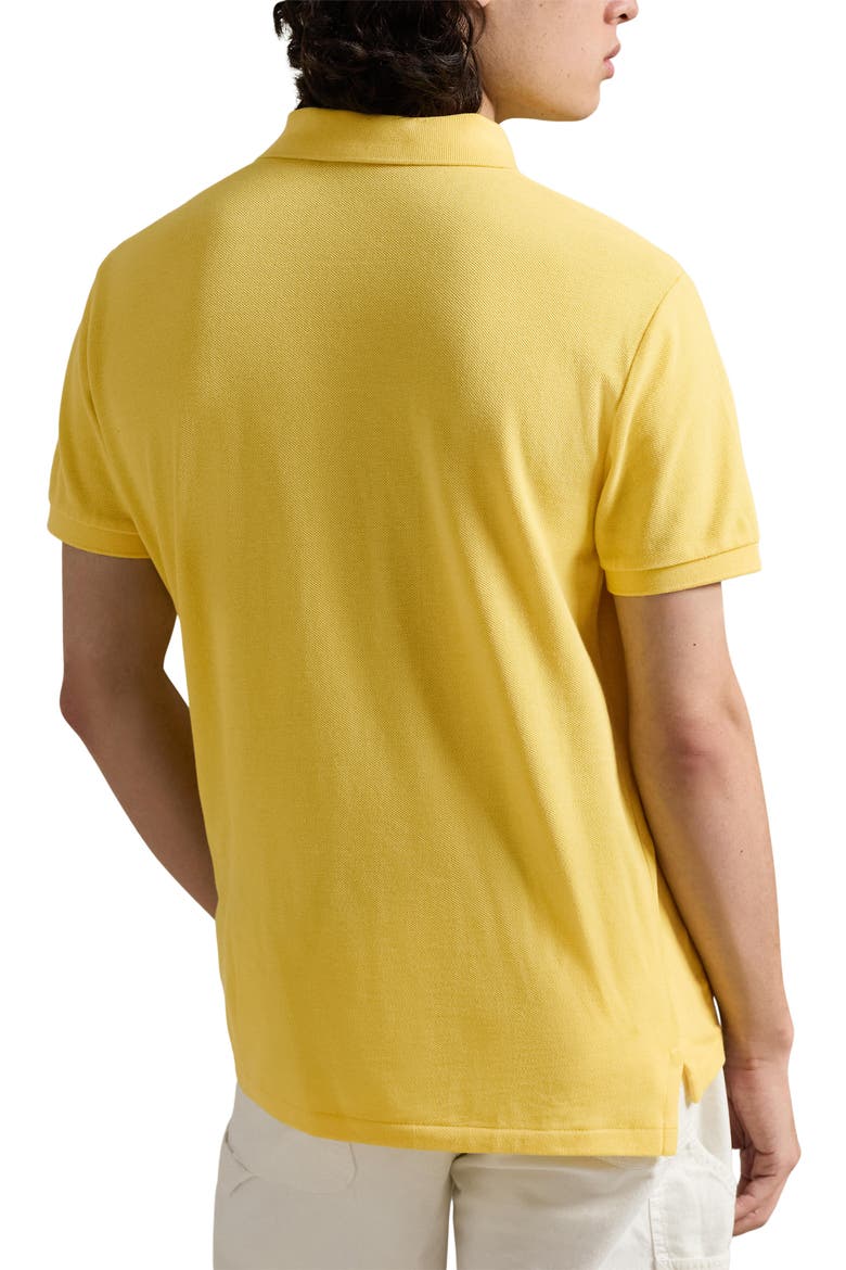 The Iconic Cotton Mesh Polo, Alternate, color, SUNFISH YELLOW/ C7109