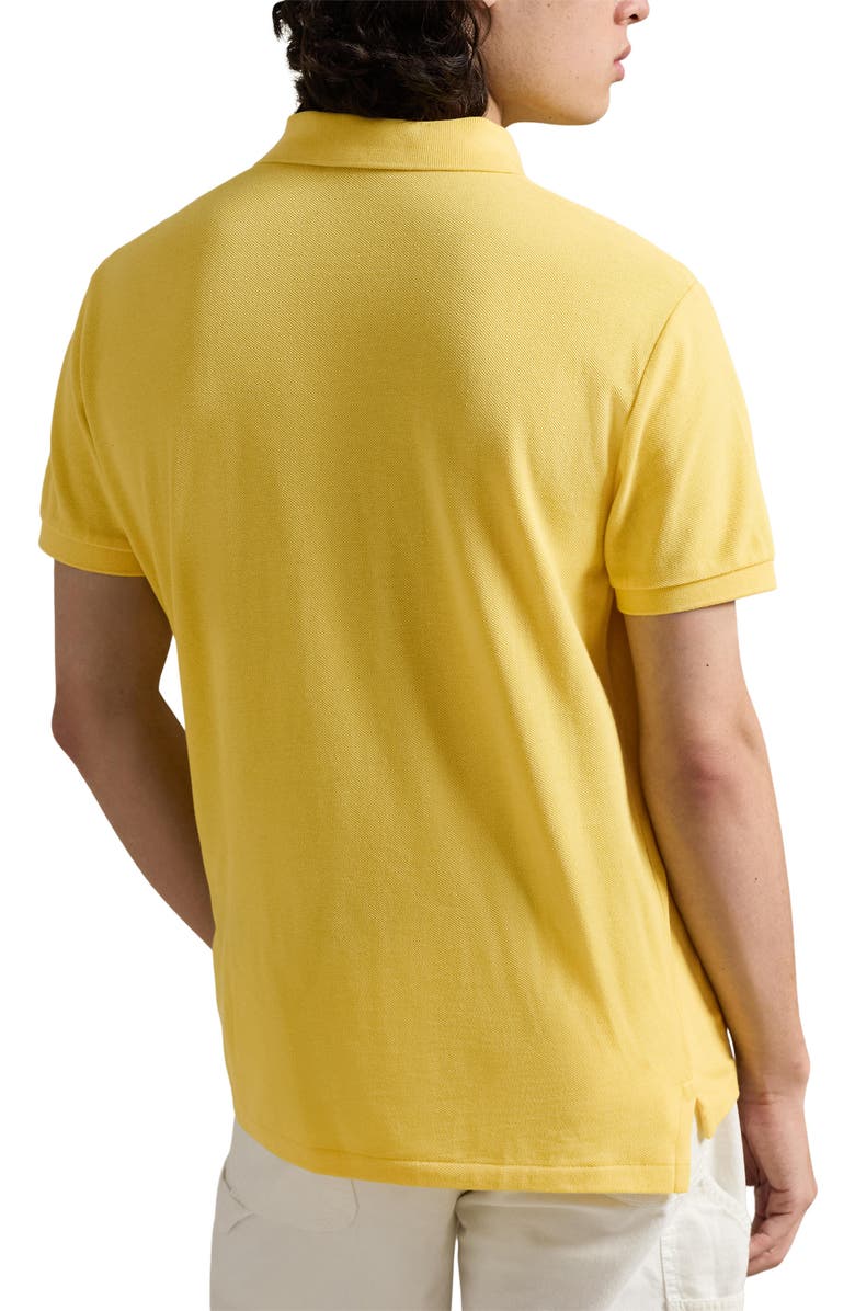 Polo Ralph Lauren The Iconic Cotton Mesh Polo, Alternate, color, Sunfish Yellow/ C7109