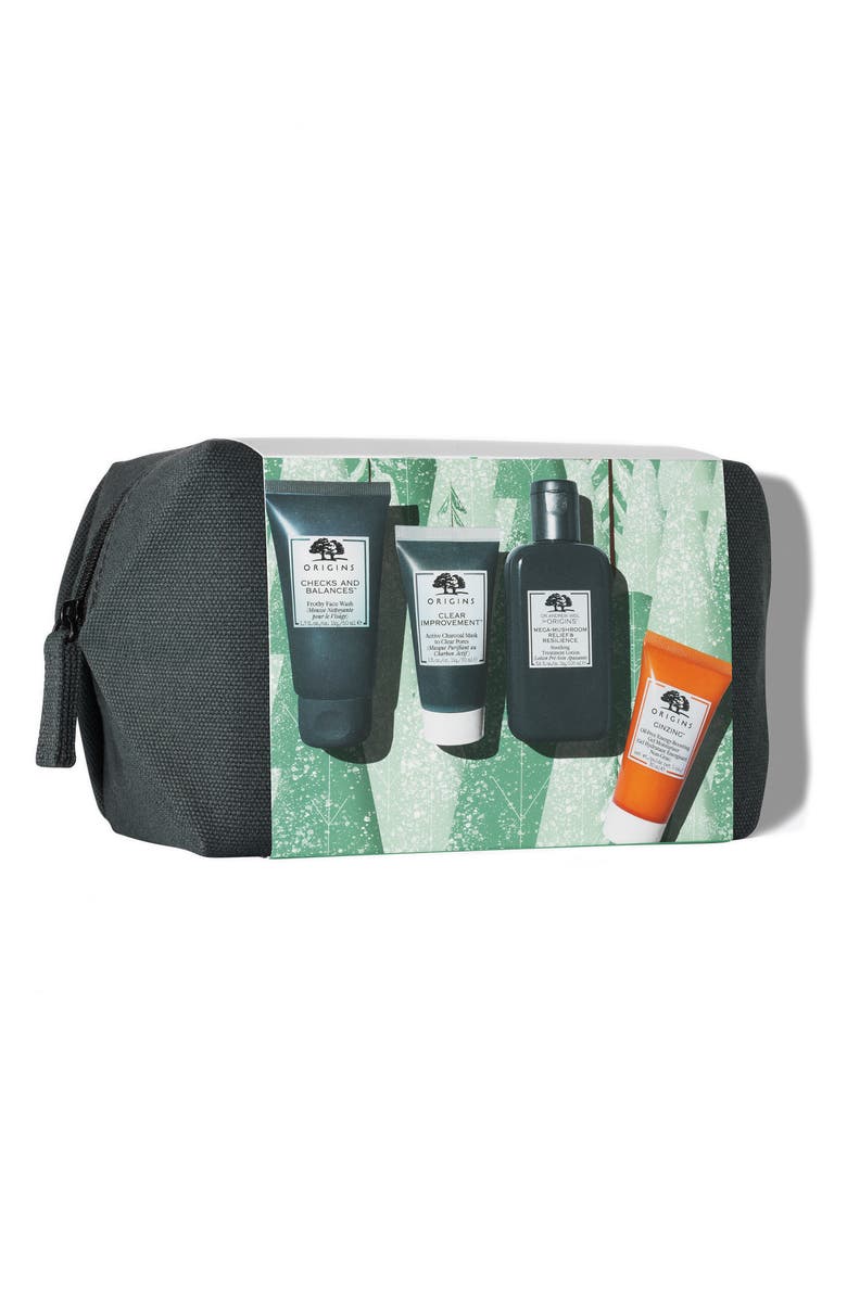 Origins Men In Merry Essential Skin Care Regimen for Men Set USD $73 Value, Alternate, color, 