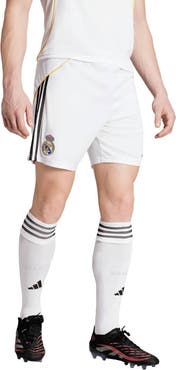 adidas Men's adidas  White Real Madrid 2025/26 Home AEROREADY Replica Shorts