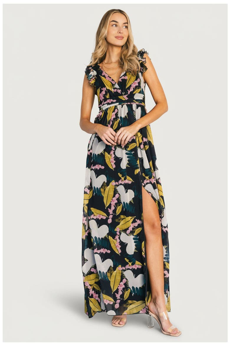 Esperanza Maxi Dress, Main, color, Black Multi