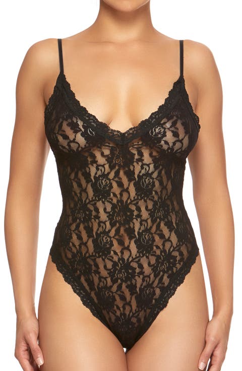 Signature Lace Thong Bodysuit