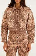 FARM Rio Cosmopolitan Crop Jacket
