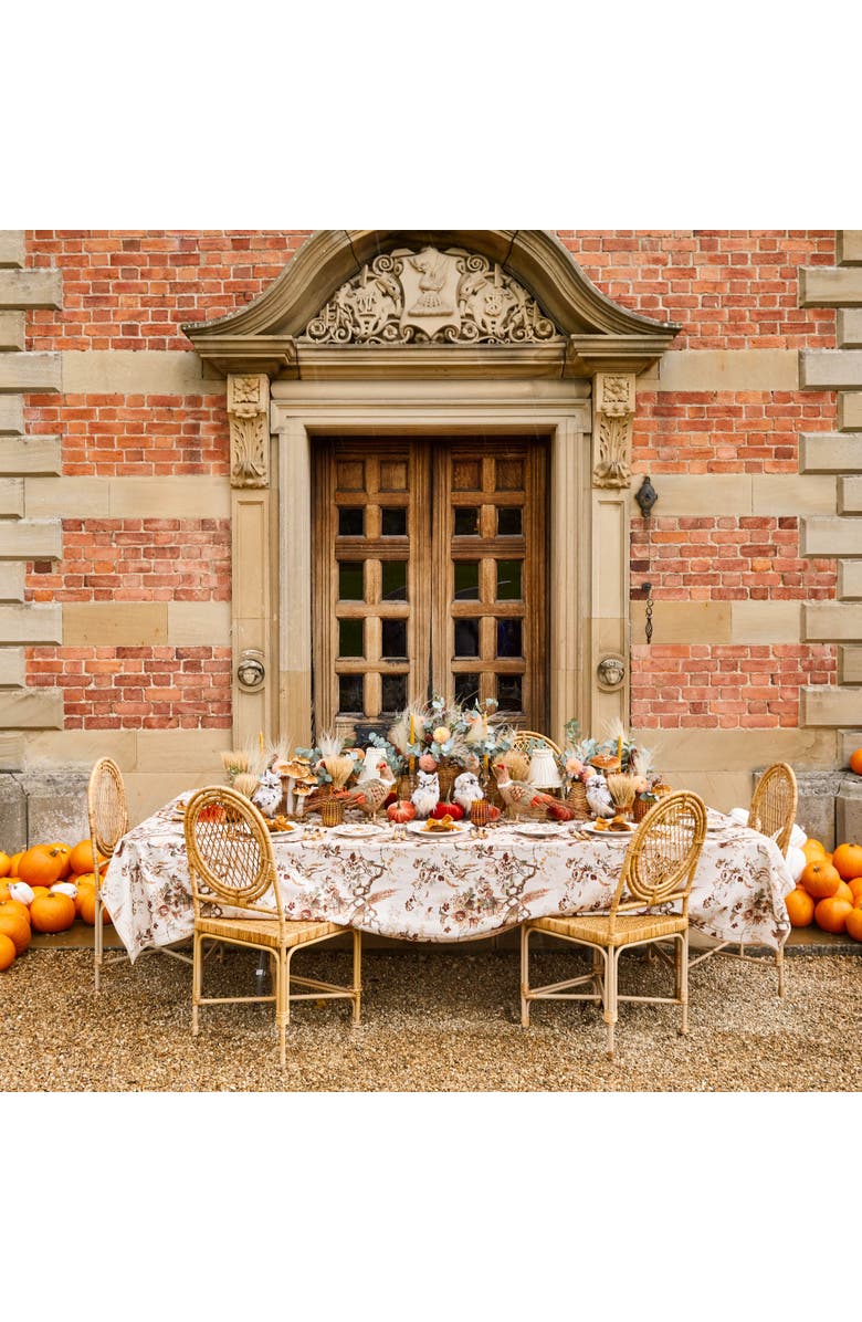 Mrs. Alice Bettina Taupe & Mustard Napkins, Alternate, color, Neutral
