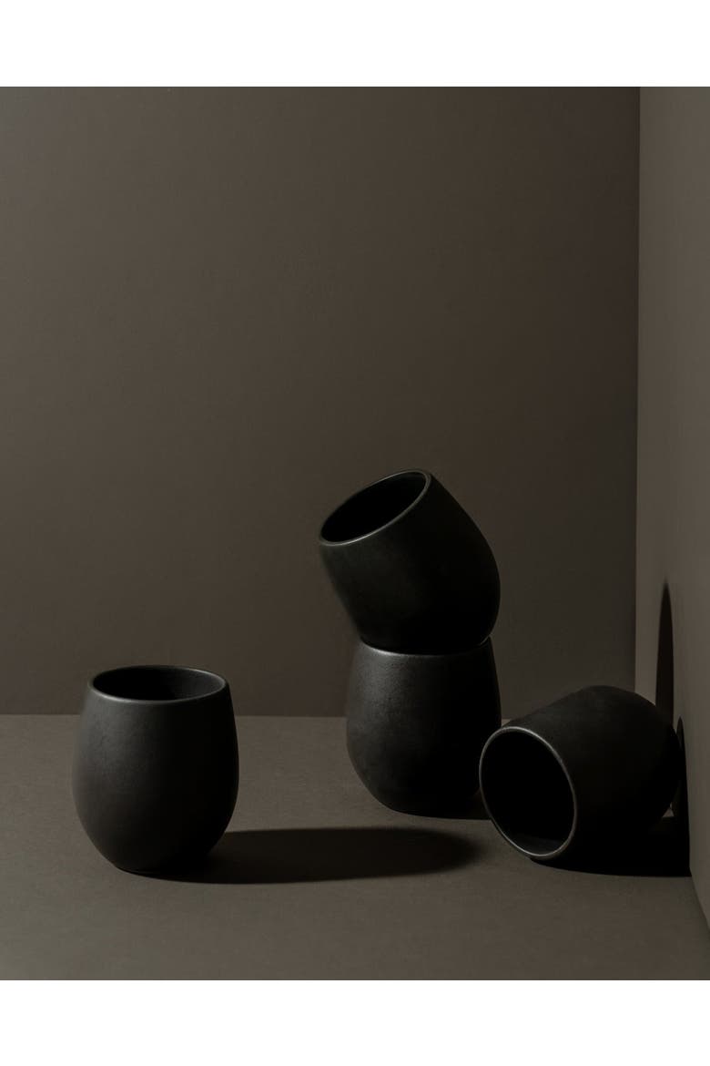 Minimalist Dinnerware Set, Alternate, color, Black