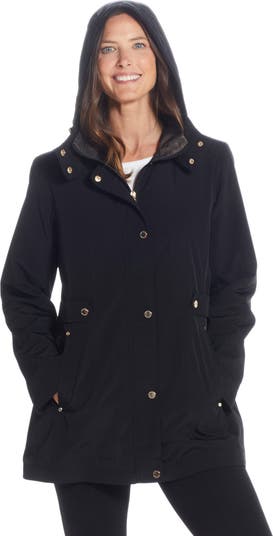 Gallery Water Resistant Zip Front Rain Jacket | Nordstrom