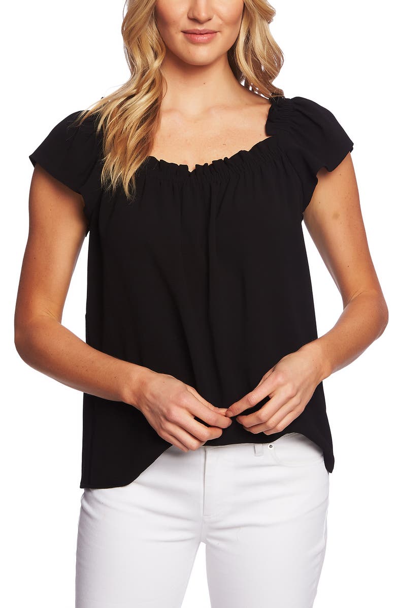CeCe Square Neck Blouse, Main, color,