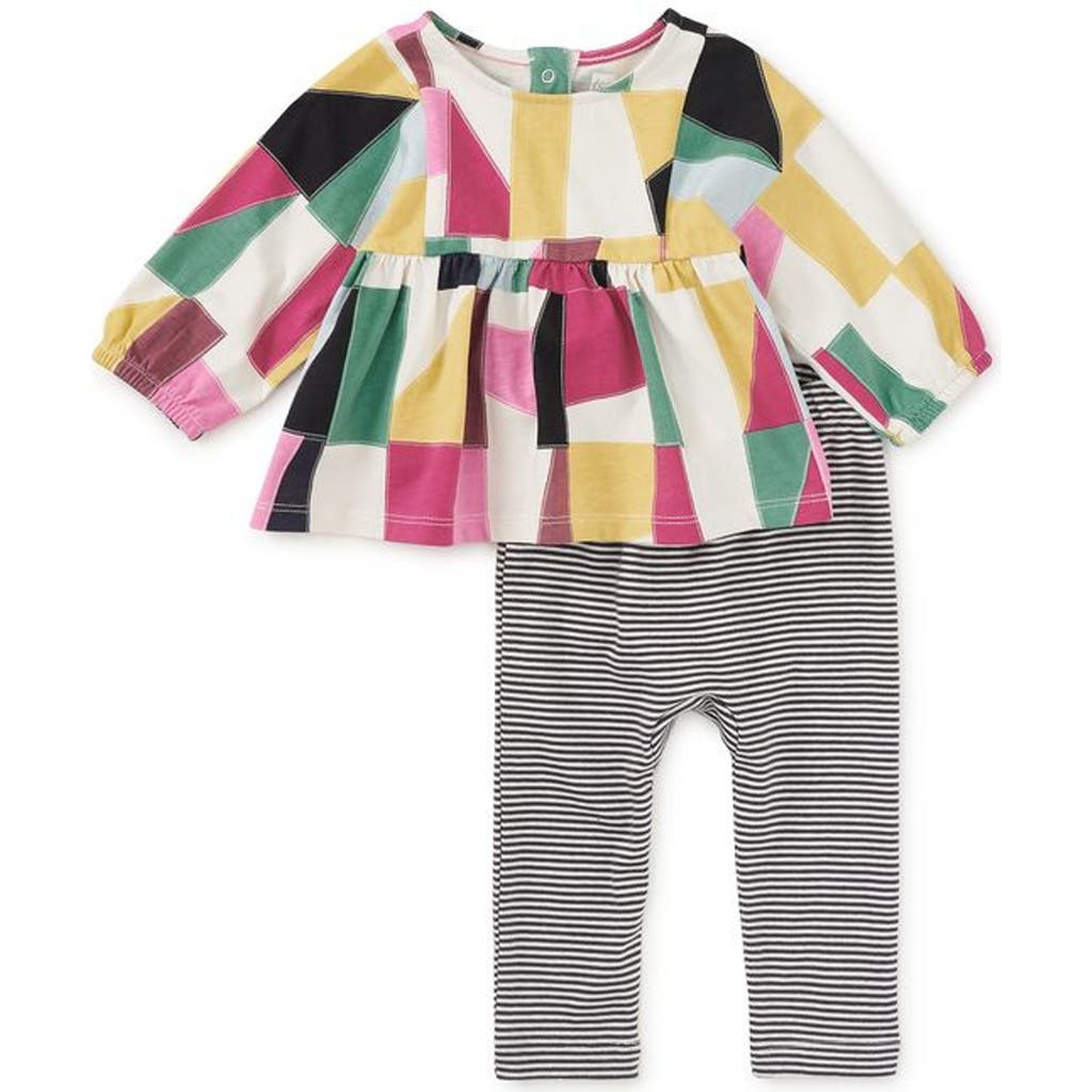Tea Collection Boho Top & Pants Baby Set In Multi