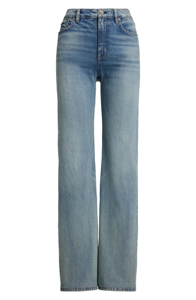 Lauren Ralph Lauren High Waist Wide Leg Jeans, Alternate, color, Odwin Wash