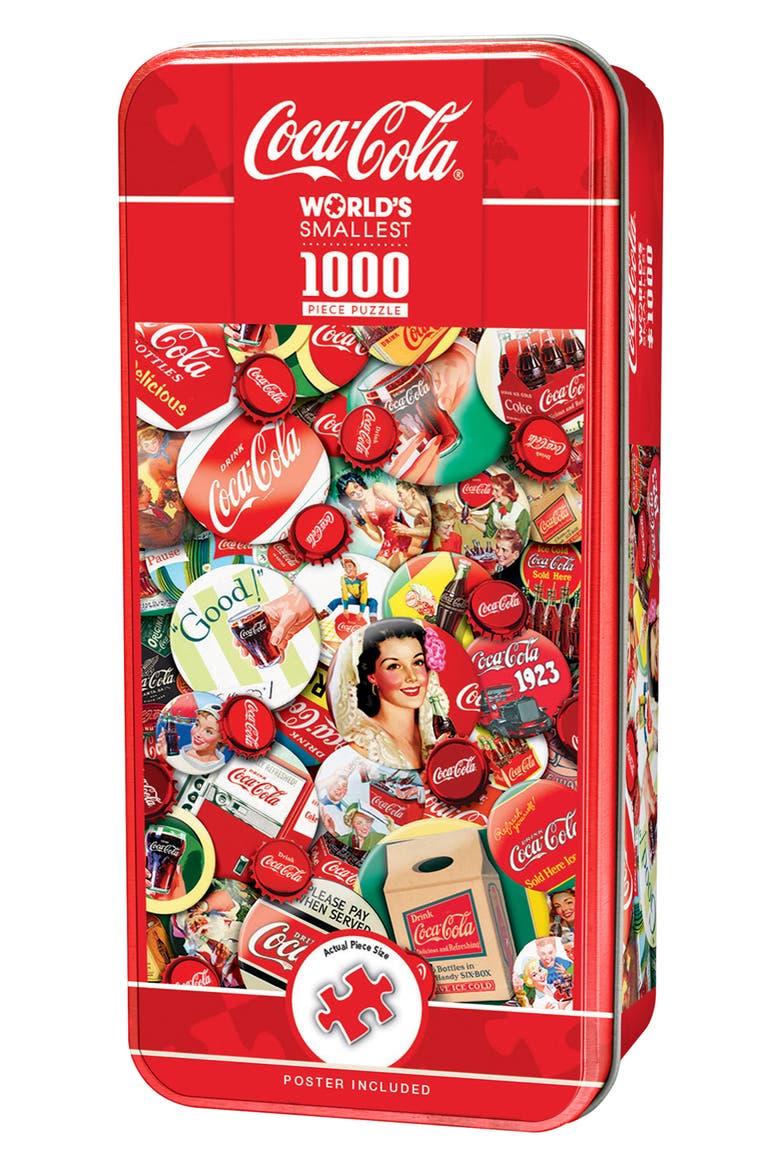 Coca-Cola Caps 1000 Piece Small Puzzle, Main, color, Multicolor