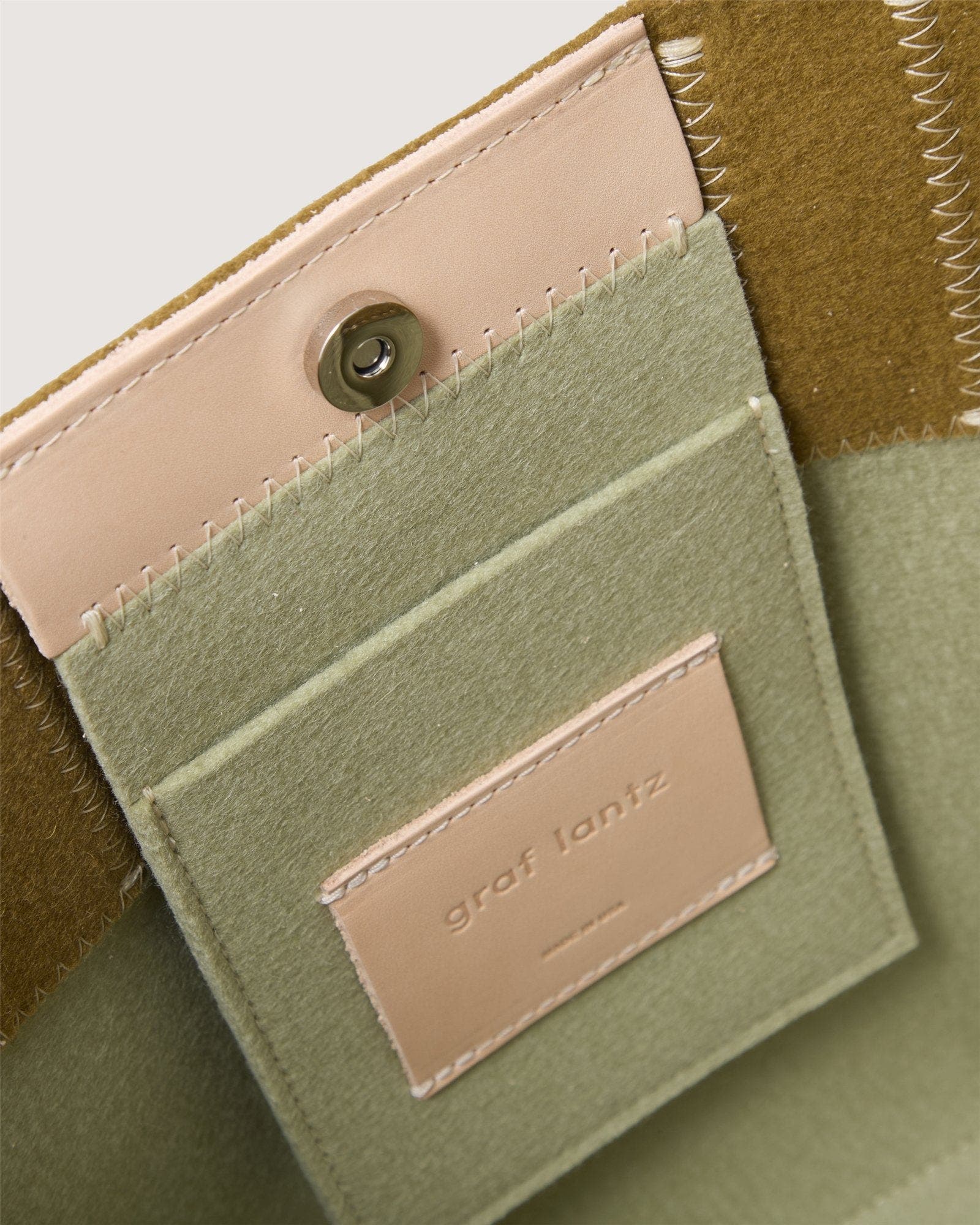 Graf Lantz Jaunt Merino Wool Midi Tote, Alternate, color, Brine / Dew