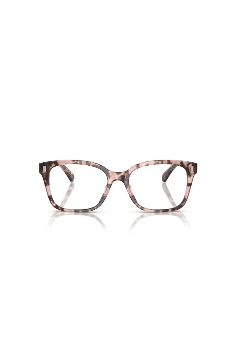 53mm Rectangle optical glasses, Alternate, color, Pink