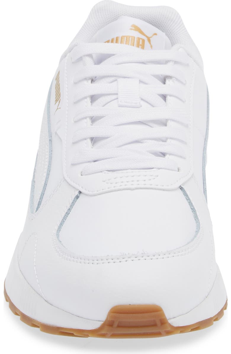 PUMA Graviton Sneaker, Alternate, color, Puma White-Puma White-Gold