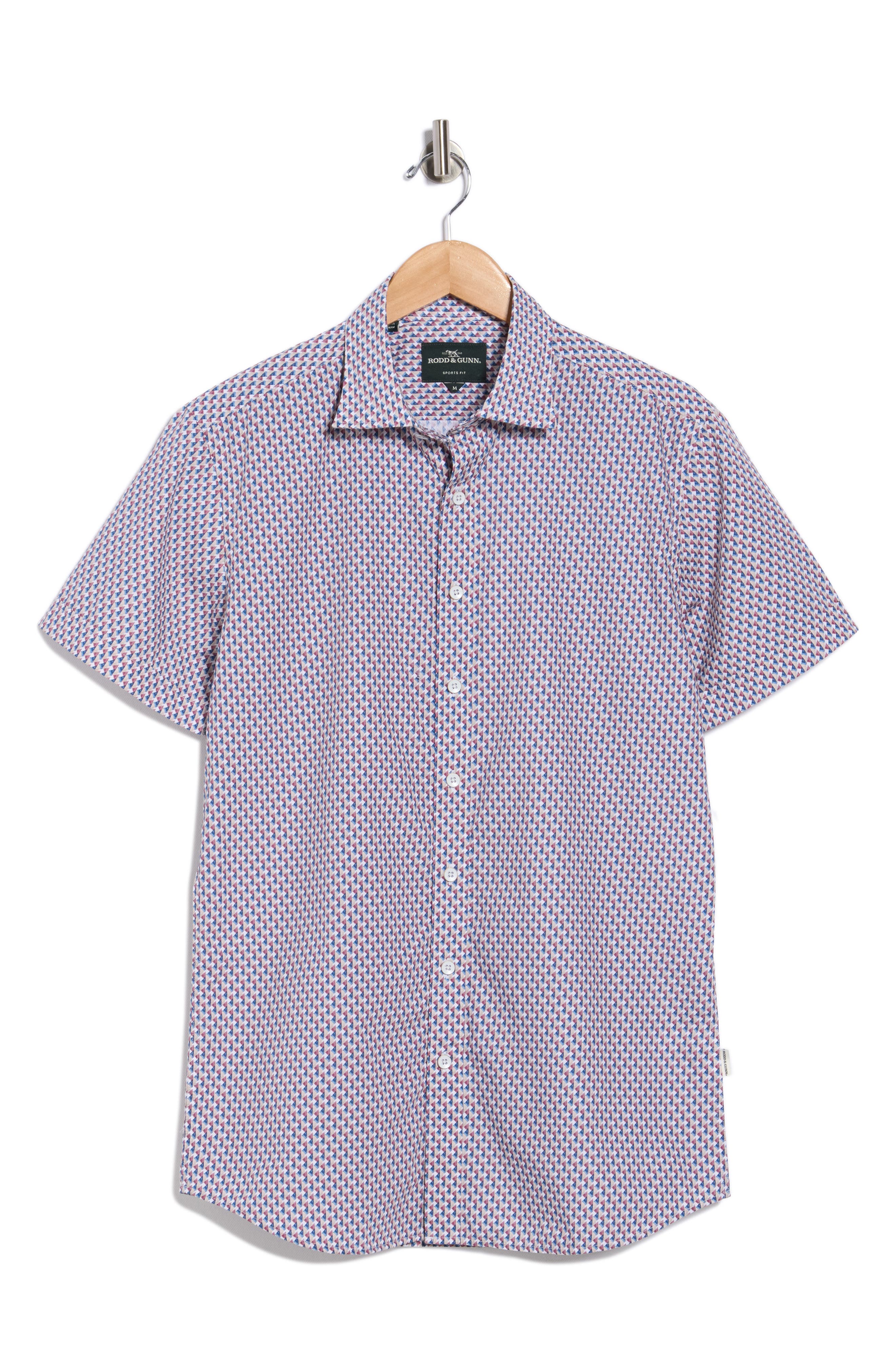 Rodd & Gunn Drews Avenue Sports Fit Short Sleeve Button-Up Shirt