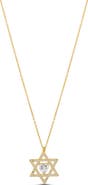 SHYMI Star of David Heart Pendant Necklace