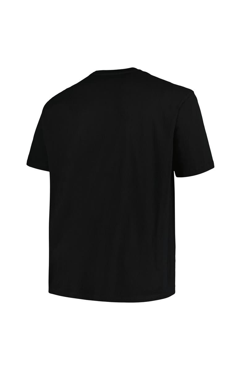 PROFILE Men's Profile Black Pittsburgh Penguins Big & Tall Arch Over Logo T-Shirt, Alternate, color, Black