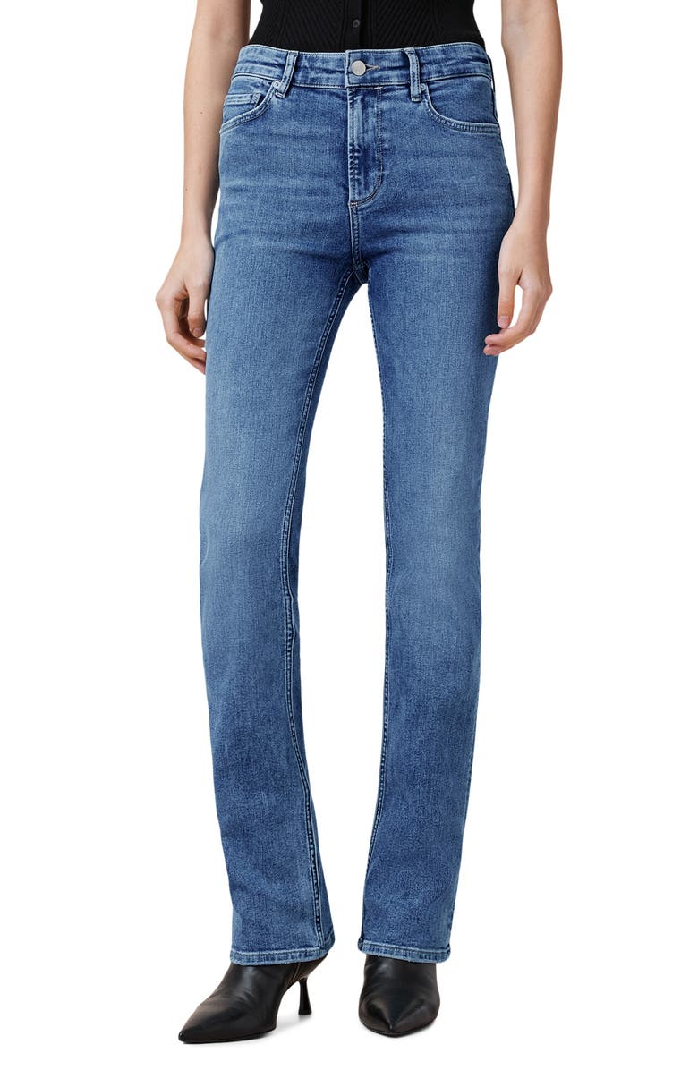 AllSaints Haldan Mid Rise Slim Bootcut Jeans, Main, color, Mid Indigo
