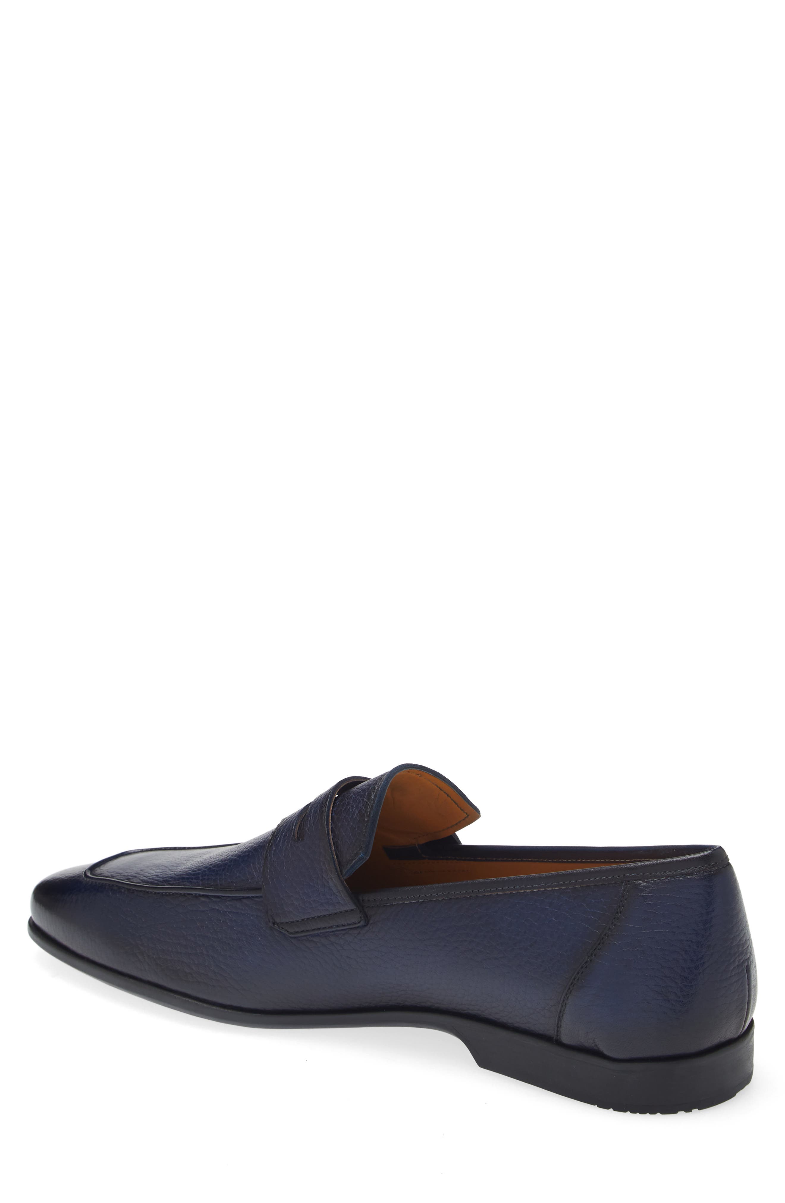 Deer Penny Loafer, Alternate, color, BLUE