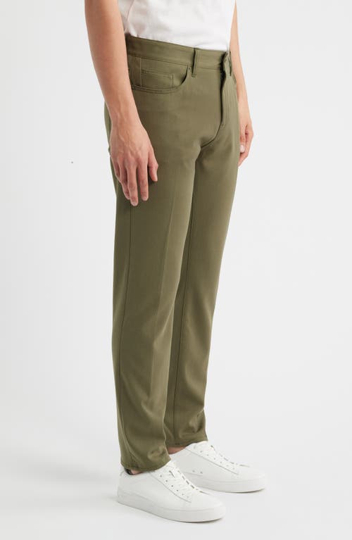Hugo Boss Boss Delaware Slim Fit Five Pocket Pants In Green