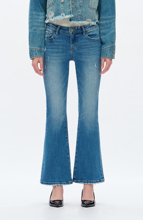 Low Rise Flare Jeans