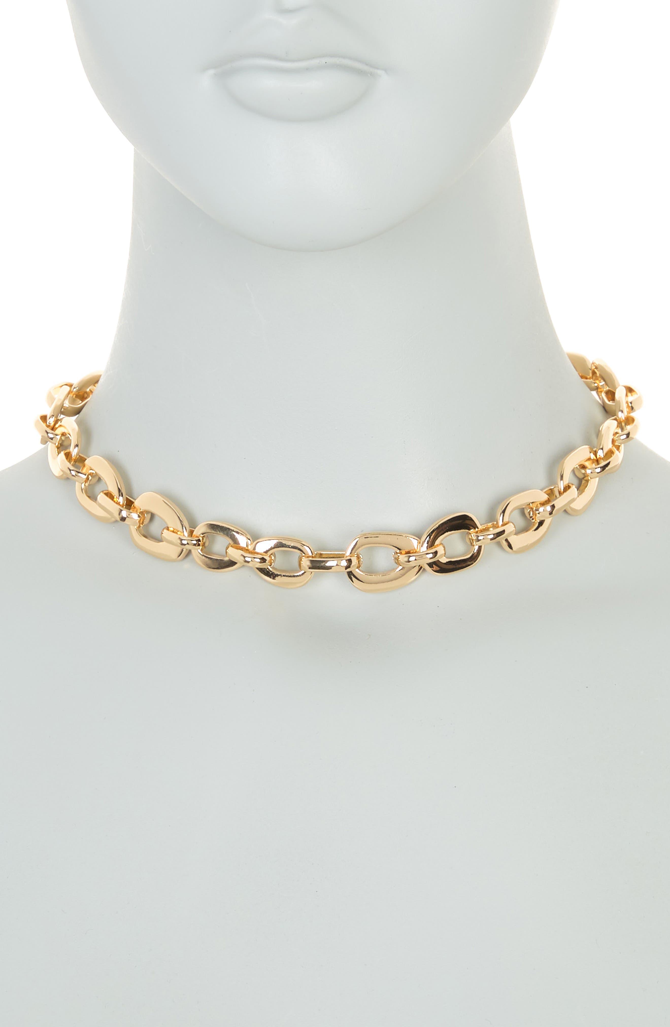 Vince Camuto Oval Chain Link Collar Necklace (Women) | Nordstromrack