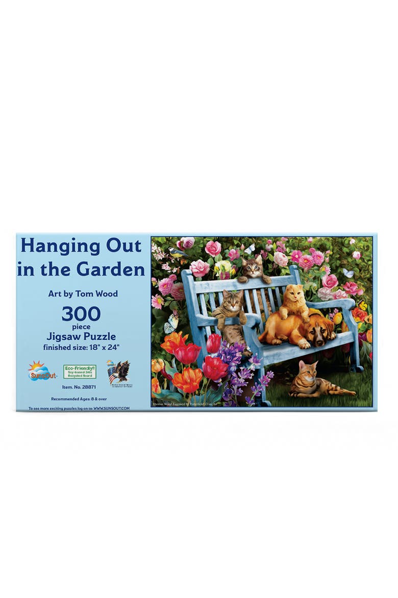Hanging Out in the Garden 300 piece Jigsaw Puzzle for Adults, Alternate, color, Multicolor