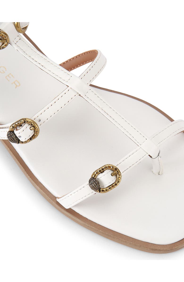 Kurt Geiger London Regent Buckle Embellished Gladiator Sandal, Alternate, color,