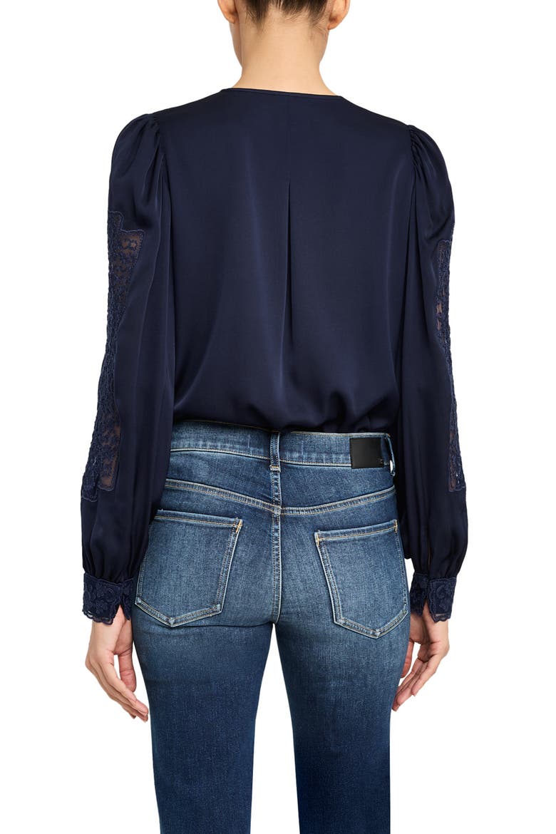 Shay Embroidered Pintuck Top, Alternate, color, MIDNIGHT BLUE