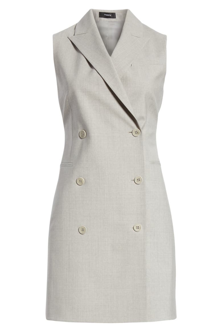 Trac Blazer Dress, Alternate, color, LIGHT GREY MELANGE