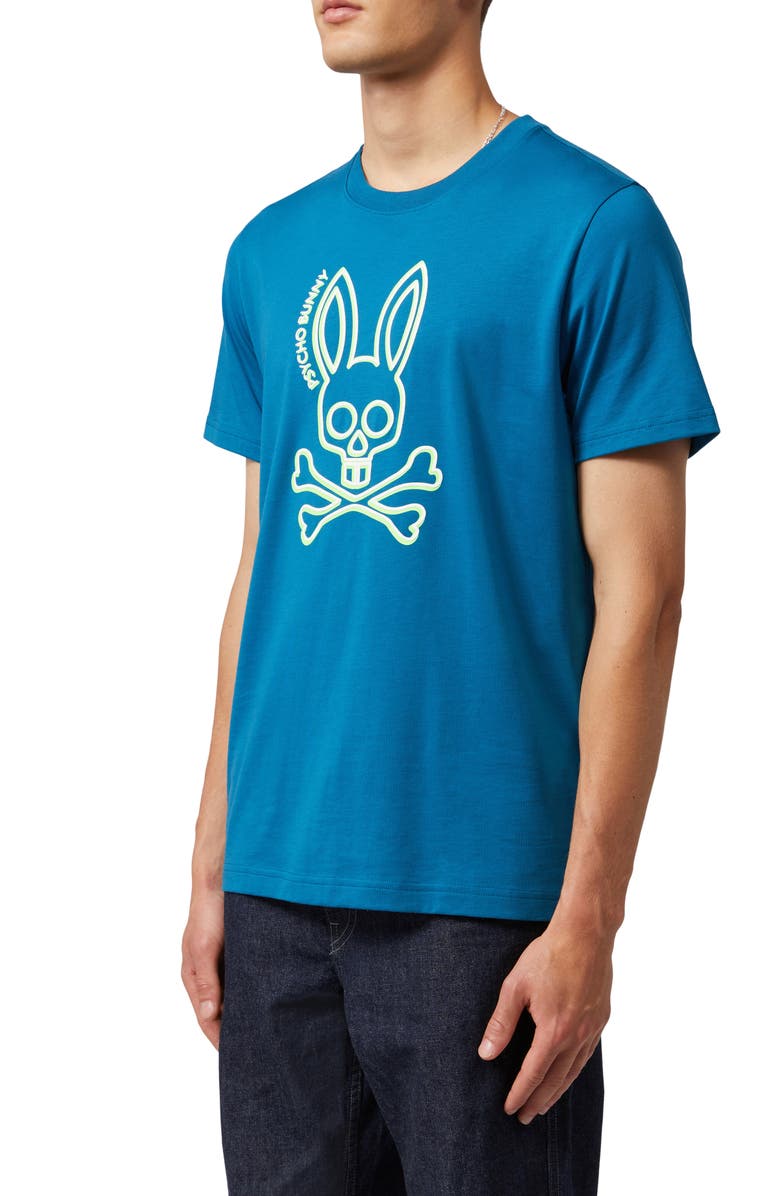 Psycho Bunny Gresham Logo Graphic Tee, Alternate, color, 