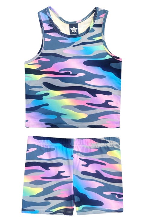 Kids' Cropped Tank & Shorts Set (Toddler, Little Kid & Big Kid)