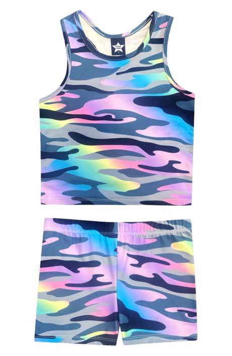 Kids' Cropped Tank & Shorts Set