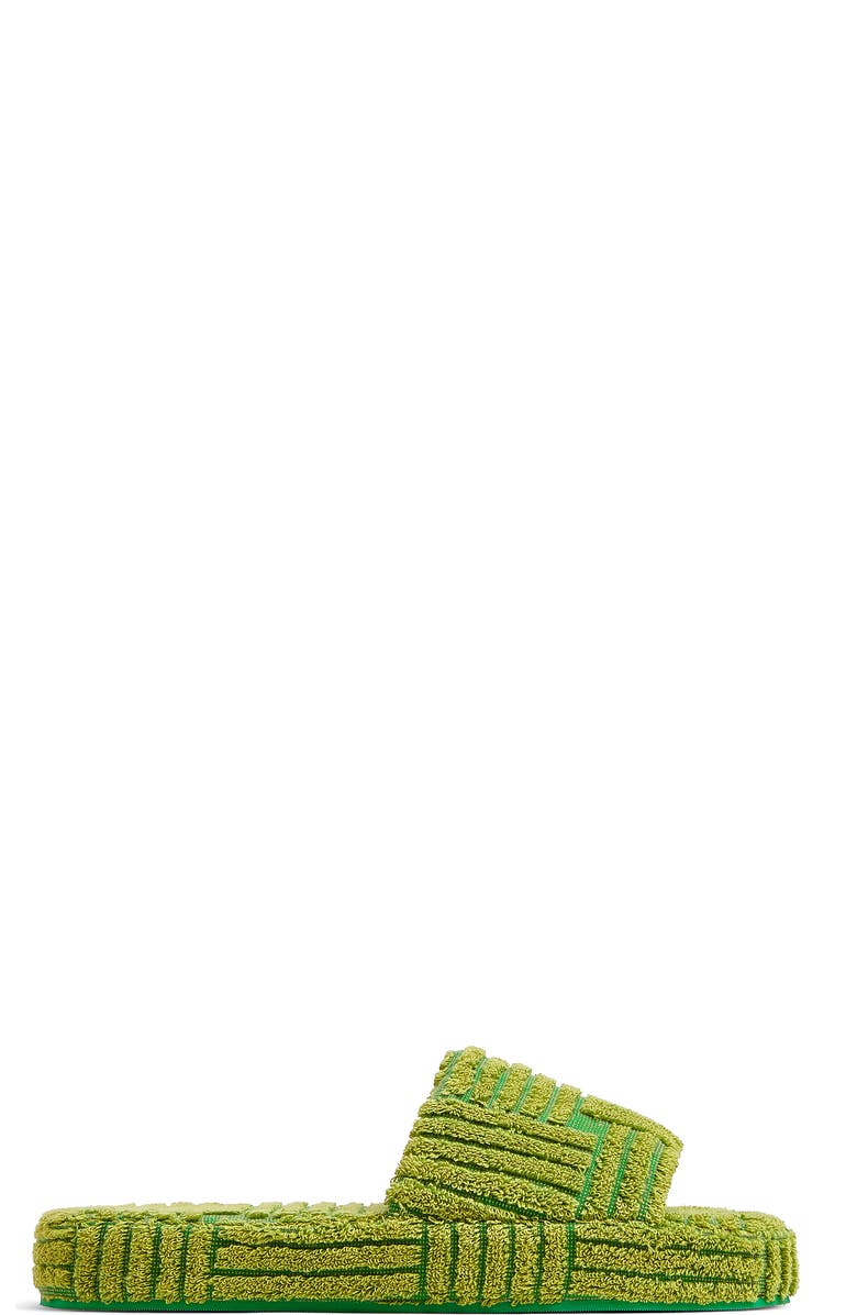 Bottega Veneta Resort Terry Cloth Slide Sandal, Main, color,