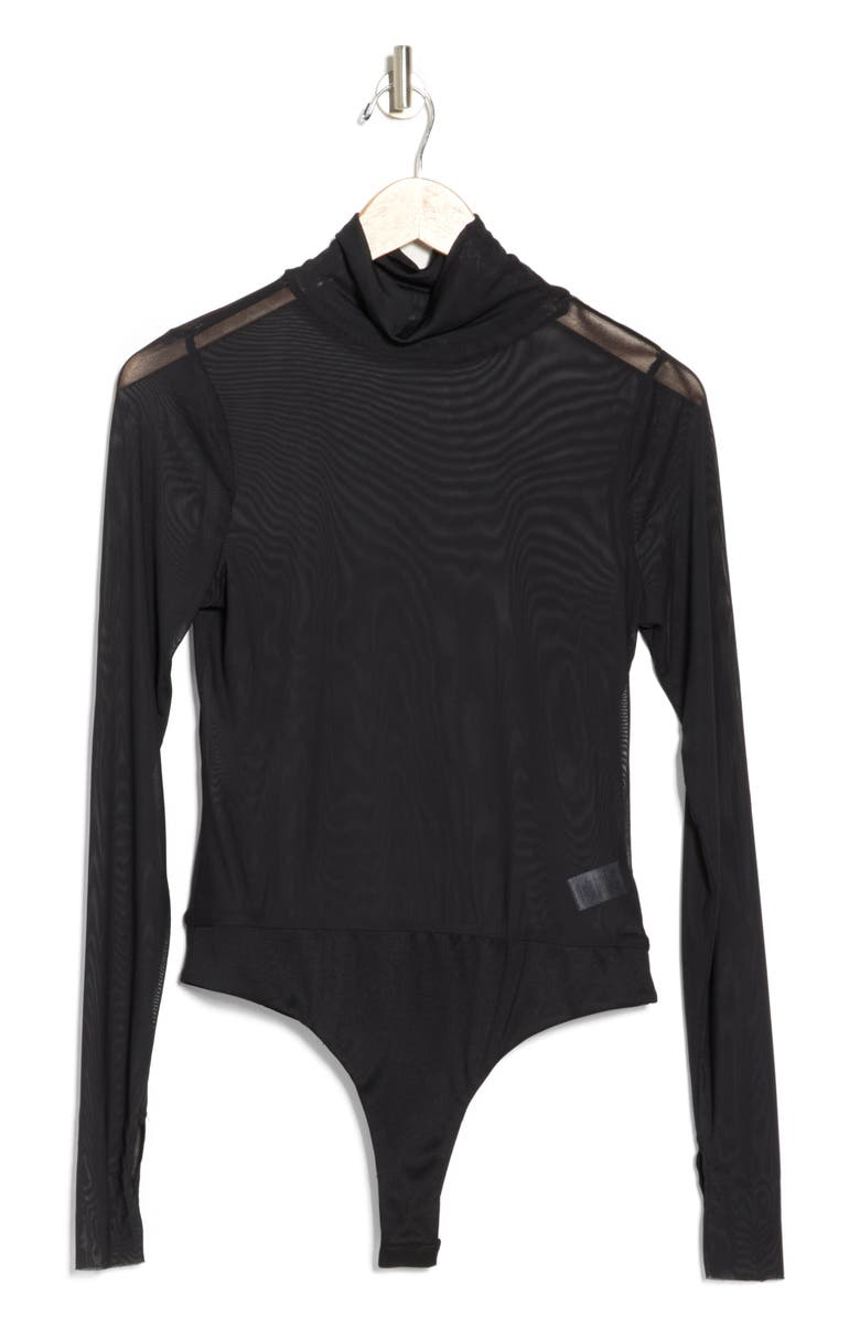 AFRM LOS ANGELES Havanna Long Sleeve Turtleneck Bodysuit, Alternate, color,