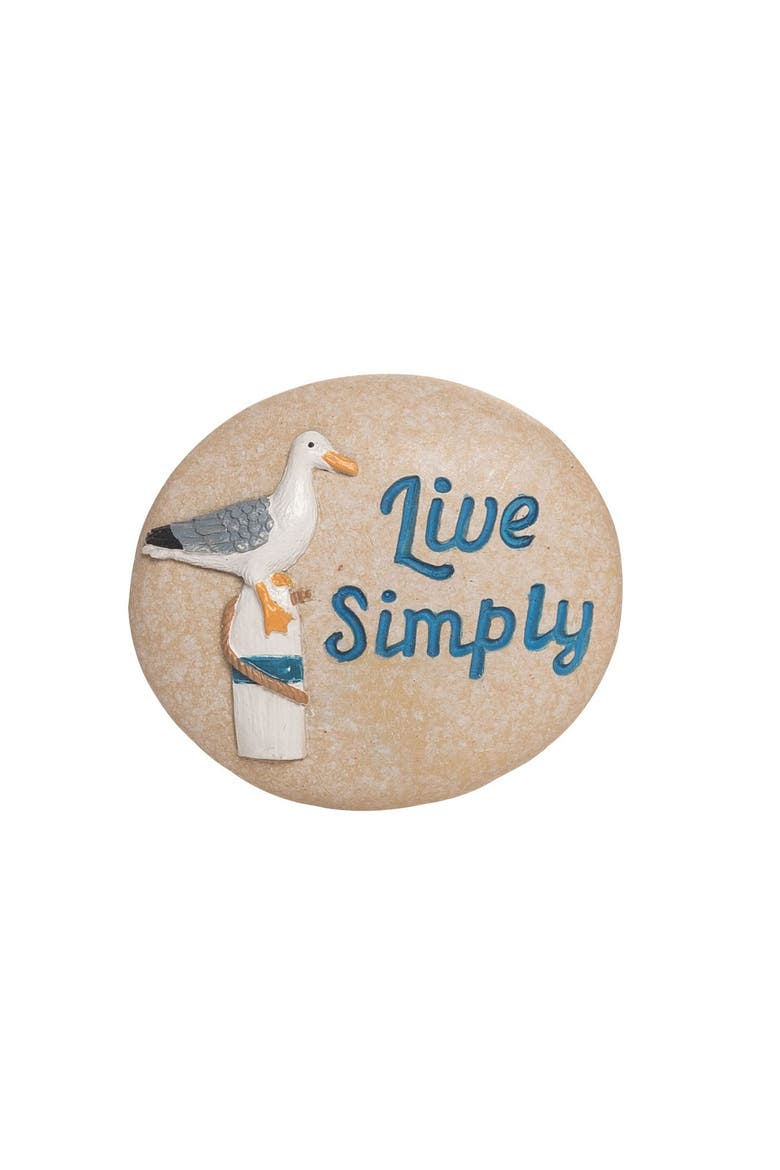 1.75" Resin Pebble Live Simply Gull, Main, color, Beige