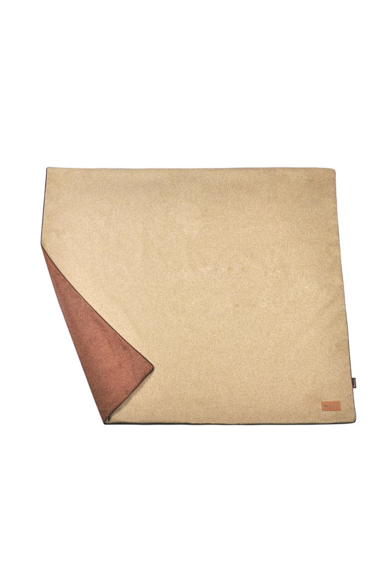 Luxe Throw Twill Pet Blanket 54X47 Inches, Main, color, Brown