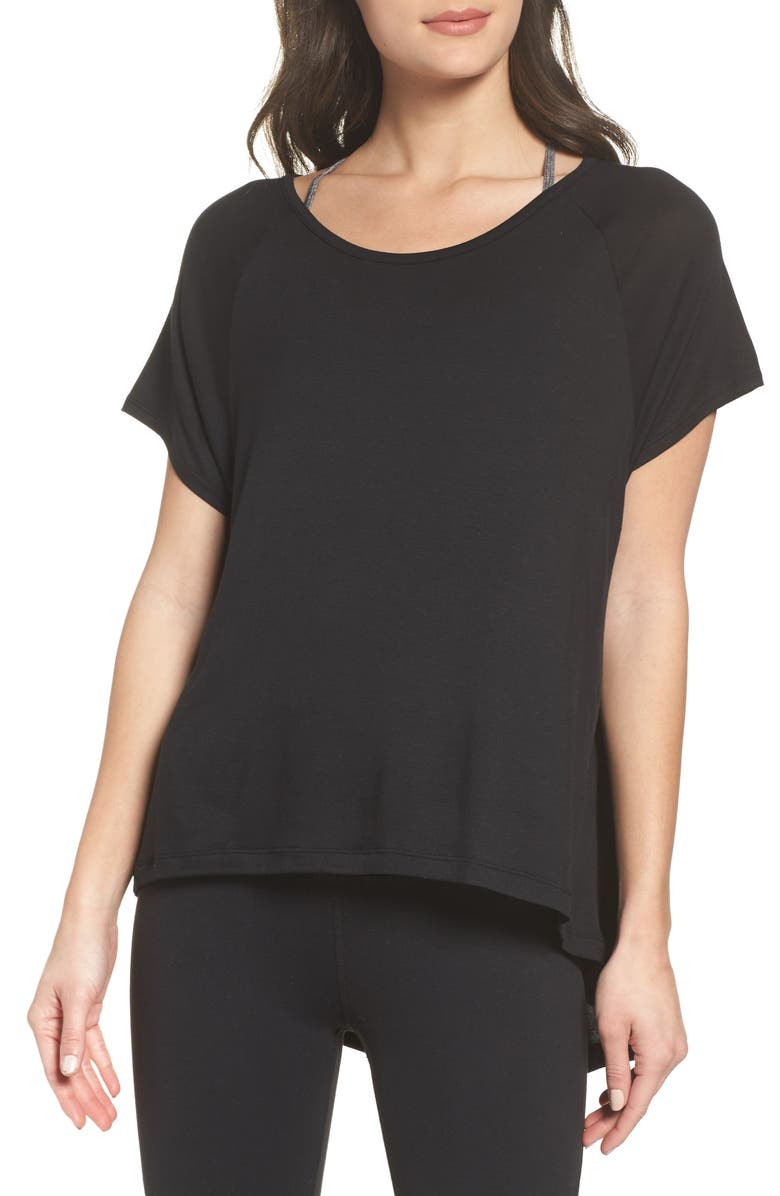 Beyond Yoga Slink Out Loud High/Low Tee, Main, color,